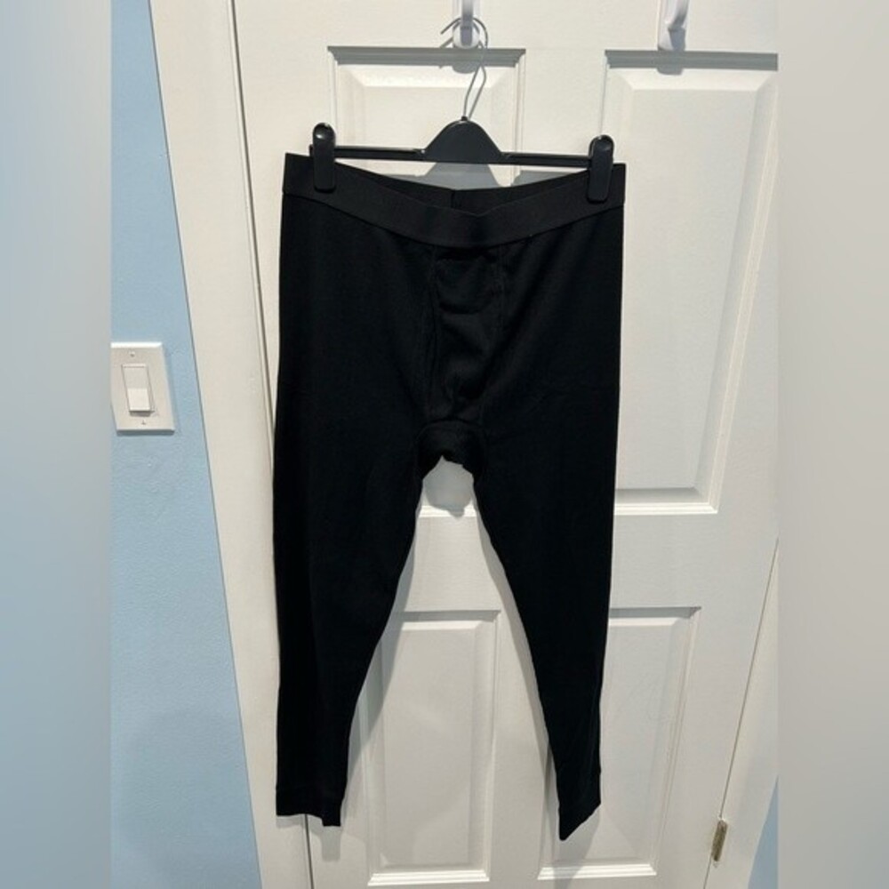 Men's Black Thermal Pants - Goodfellow & Co™